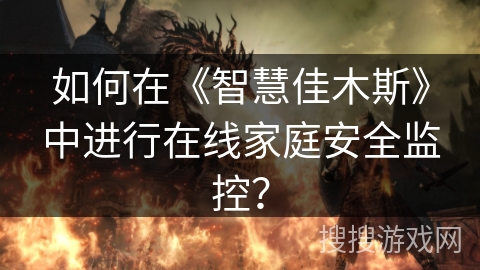如何在《智慧佳木斯》中进行在线家庭安全监控？
