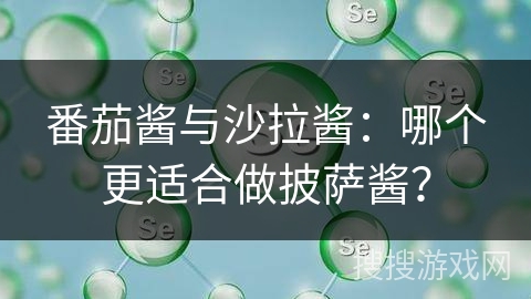 番茄酱与沙拉酱：哪个更适合做披萨酱？