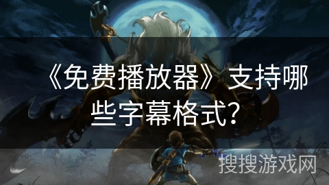 《免费播放器》支持哪些字幕格式? 《免费播放器》支持哪些字幕格式?