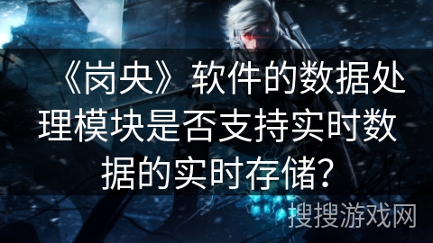 《岗央》软件的数据处理模块是否支持实时数据的实时存储？
