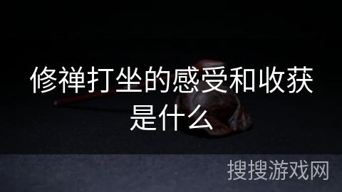 修禅打坐的感受和收获是什么