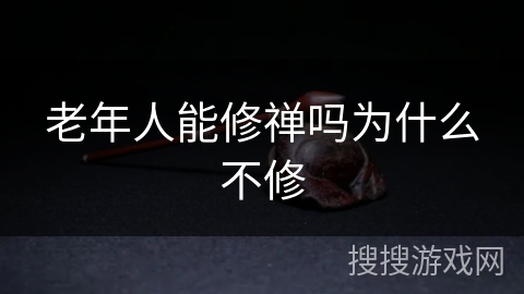 老年人能修禅吗为什么不修