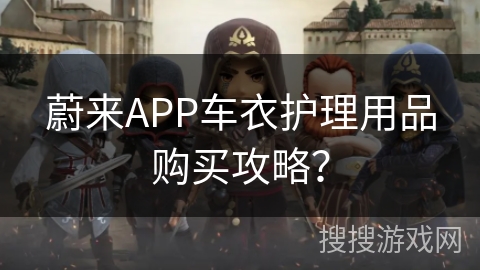 蔚来APP车衣护理用品购买攻略？