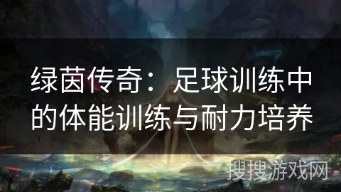 绿茵传奇：足球训练中的体能训练与耐力培养