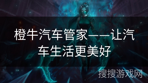 橙牛汽车管家——让汽车生活更美好 橙牛汽车管家——让汽车生活更美好