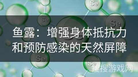 鱼露:增强身体抵抗力和预防感染的天然屏障 鱼露:增强身体抵抗力和预防感染的天然屏障