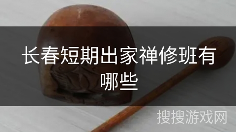 长春短期出家禅修班有哪些 长春短期出家禅修班有哪些