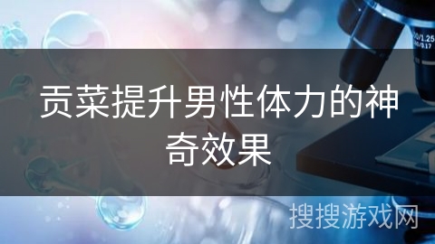 贡菜提升男性体力的神奇效果