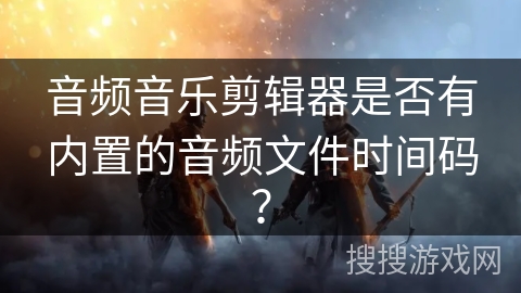 音频音乐剪辑器是否有内置的音频文件时间码? 音频音乐剪辑器是否有内置的音频文件时间码?
