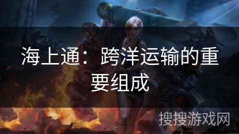 海上通:跨洋运输的重要组成 海上通:跨洋运输的重要组成
