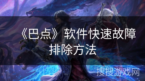 《巴点》软件快速故障排除方法