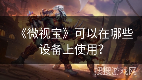《微视宝》可以在哪些设备上使用？