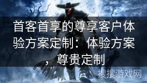 首客首享的尊享客户体验方案定制：体验方案，尊贵定制
