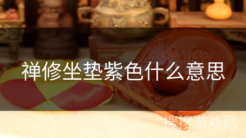 禅修坐垫紫色什么意思