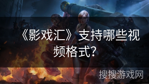 《影戏汇》支持哪些视频格式？