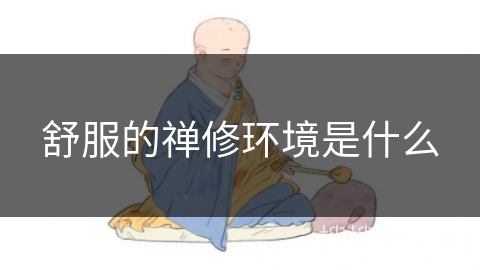 舒服的禅修环境是什么