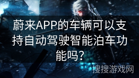 蔚来APP的车辆可以支持自动驾驶智能泊车功能吗? 蔚来APP的车辆可以支持自动驾驶智能泊车功能吗?