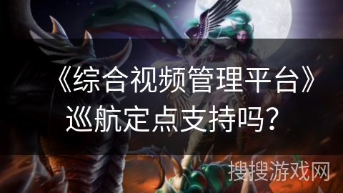 《综合视频管理平台》巡航定点支持吗? 《综合视频管理平台》巡航定点支持吗?