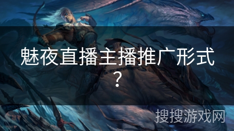 魅夜直播主播推广形式？