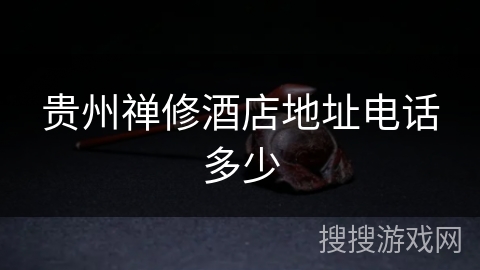 贵州禅修酒店地址电话多少 贵州禅修酒店地址电话多少