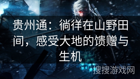 贵州通:徜徉在山野田间,感受大地的馈赠与生机 贵州通:徜徉在山野田间,感受大地的馈赠与生机