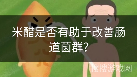 米醋是否有助于改善肠道菌群? 米醋是否有助于改善肠道菌群?