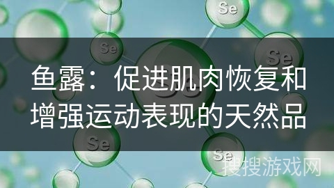 鱼露:促进肌肉恢复和增强运动表现的天然品