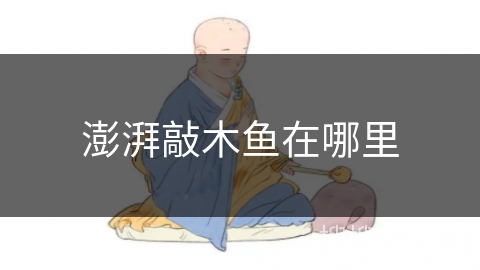 澎湃敲木鱼在哪里 澎湃敲木鱼在哪里
