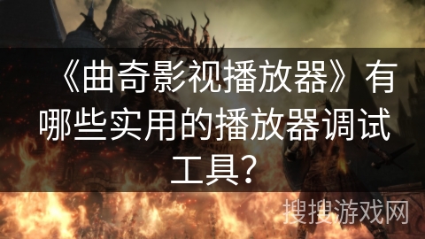 《曲奇影视播放器》有哪些实用的播放器调试工具？