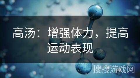 高汤：增强体力，提高运动表现
