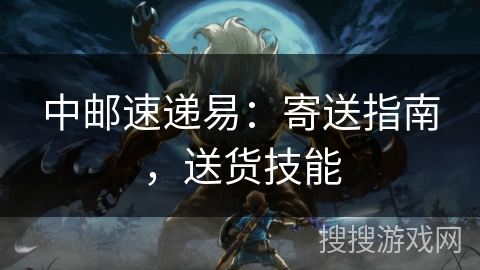中邮速递易：寄送指南，送货技能