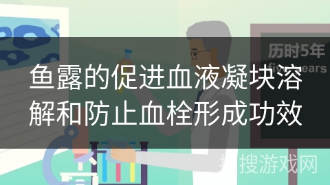 鱼露的促进血液凝块溶解和防止血栓形成功效 鱼露的促进血液凝块溶解和防止血栓形成功效