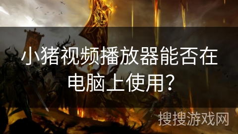 小猪视频播放器能否在电脑上使用？