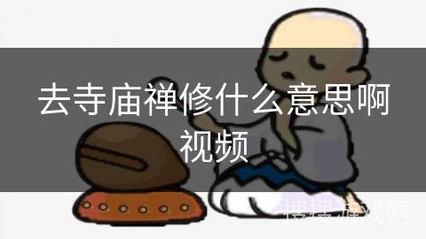 去寺庙禅修什么意思啊视频 去寺庙禅修什么意思啊视频