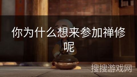 你为什么想来参加禅修呢