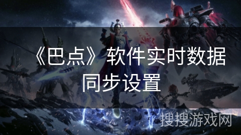 《巴点》软件实时数据同步设置