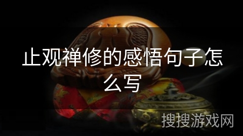 止观禅修的感悟句子怎么写