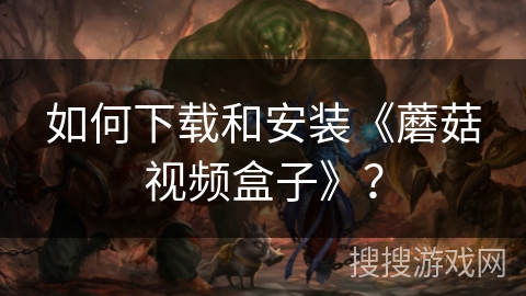 如何下载和安装《蘑菇视频盒子》？