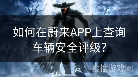 如何在蔚来APP上查询车辆安全评级？