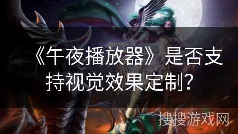 《午夜播放器》是否支持视觉效果定制？