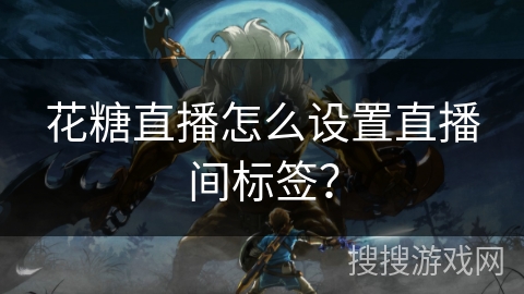 花糖直播怎么设置直播间标签？