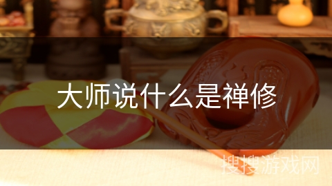 大师说什么是禅修