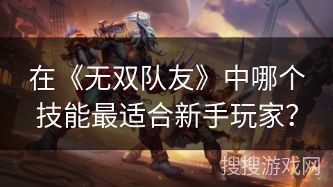 在《无双队友》中哪个技能最适合新手玩家？