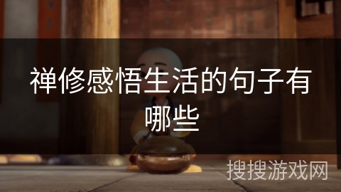 禅修感悟生活的句子有哪些