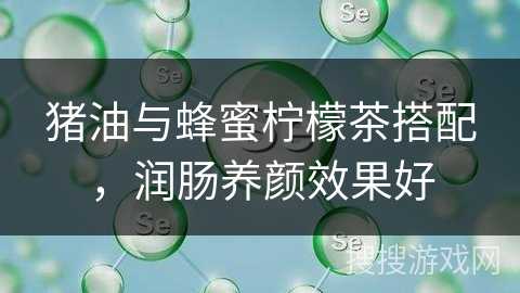 猪油与蜂蜜柠檬茶搭配，润肠养颜效果好
