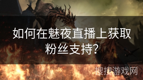 如何在魅夜直播上获取粉丝支持? 如何在魅夜直播上获取粉丝支持?