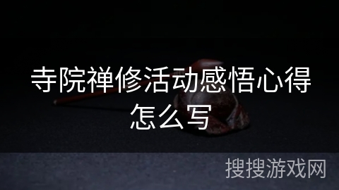 寺院禅修活动感悟心得怎么写