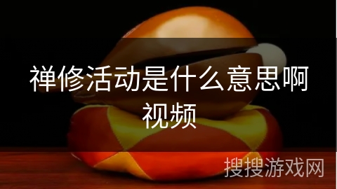 禅修活动是什么意思啊视频