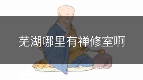 芜湖哪里有禅修室啊