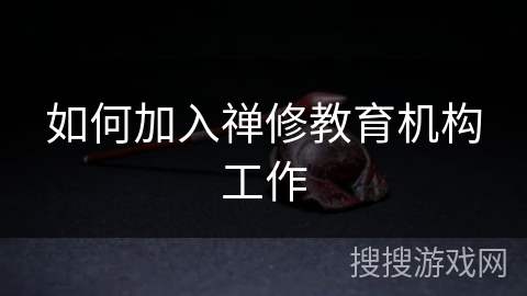 如何加入禅修教育机构工作